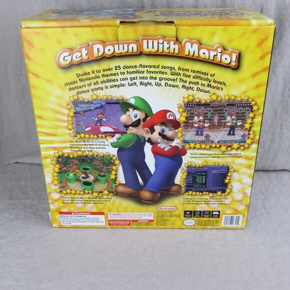 NEW OPEN BOX Dance Dance Revolution Mario Mix Nintendo Sealed GameCube Game - Picture 3 of 15